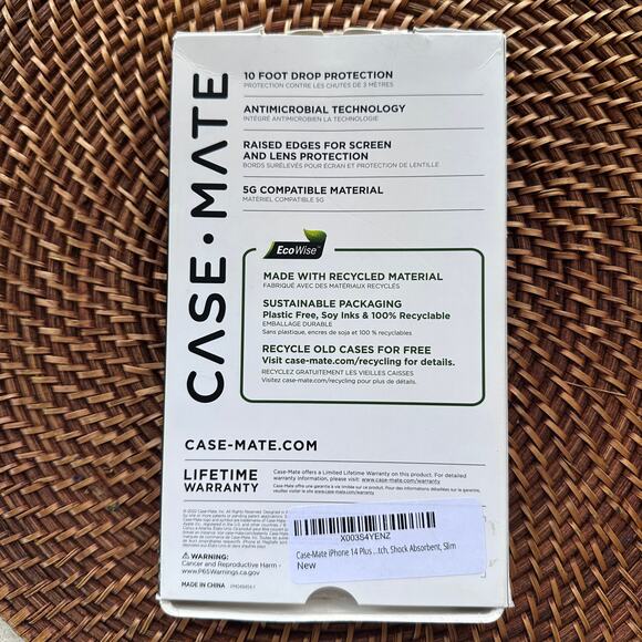 Iphone 14 Plus Slim Case by Casemate, Twinkle Diamond: NWT in box - Picture 8 of 8